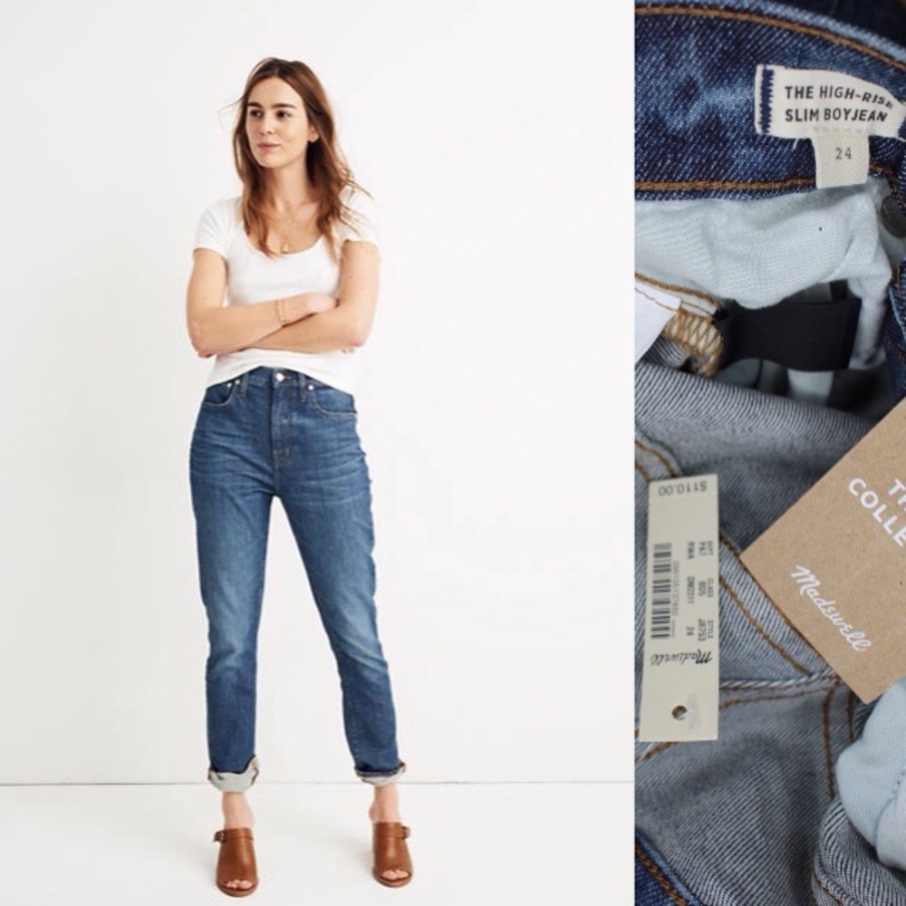 Madewell The High-Rise Slim Boyjean Eco Edition 24